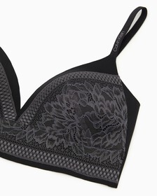 INVISIBLES LACE LIGHTLY LINED TRIANGLE BRA, Black, hi-res
