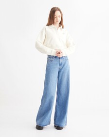 Reconsidered Low Rise Loose Jeans, Light Blue, hi-res