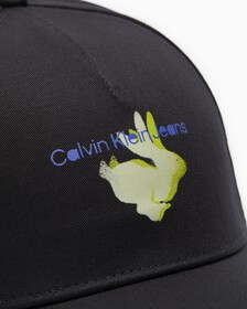 YEAR OF THE RABBIT BASEBALL CAP, BLACK, hi-res