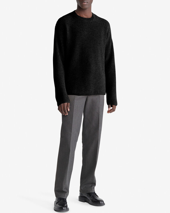 Standards Ribbed Crewneck Sweater
