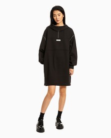 RECONSIDERED LONG SWEAT DRESS, Ck Black, hi-res