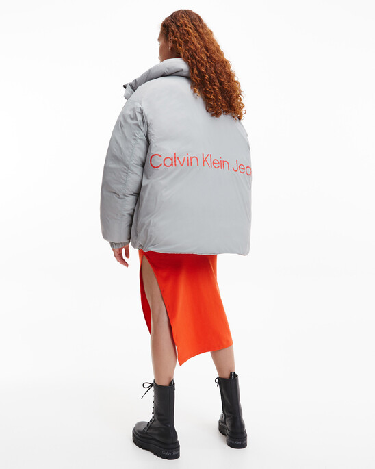 Quilted Puffer Jacket With Removable Sleeves