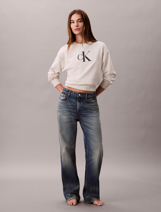 Cropped Monogram Sweatshirt