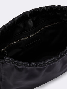 Gathered Drawstring Crossbody, Black Beauty, hi-res