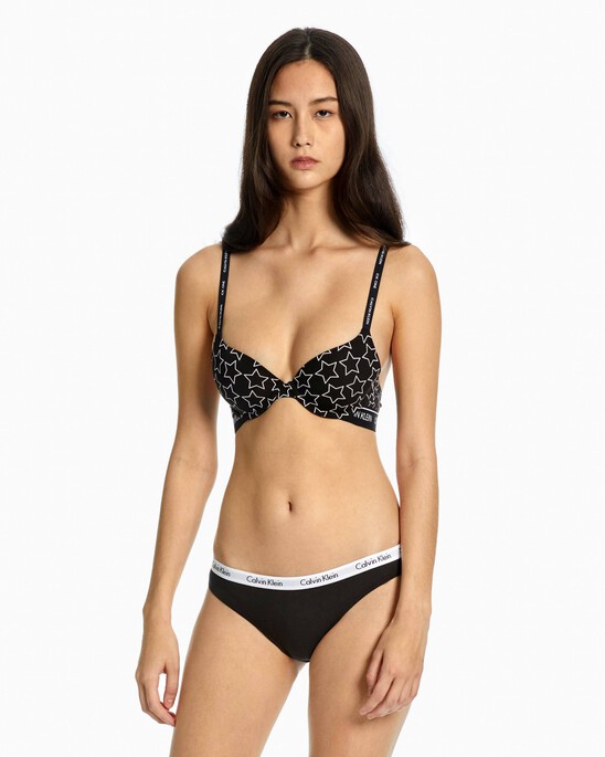 COTTON LIGHTLY LINED DEMI BRA