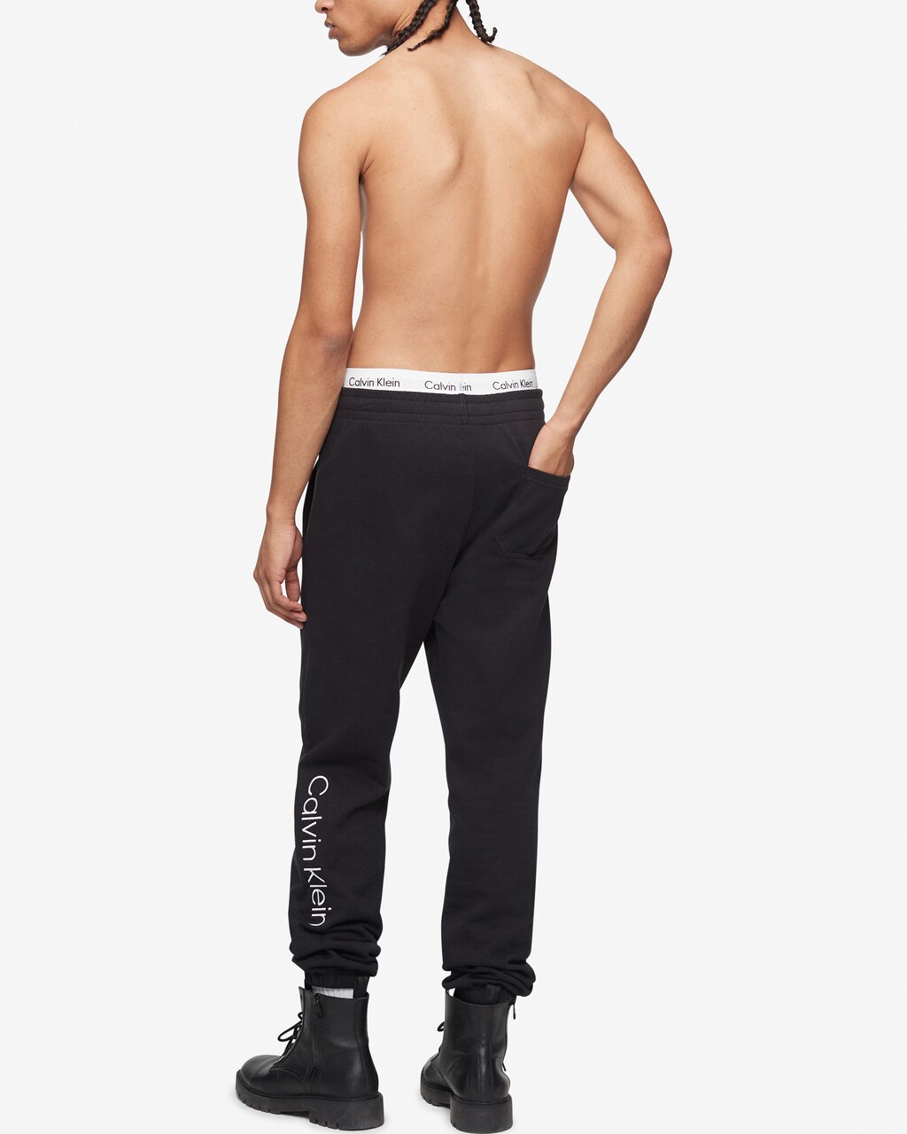 STANDARD LOGO JOGGERS, Black Beauty, hi-res