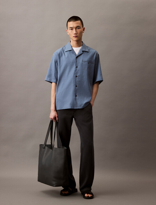 Relaxed Linen Lyocell Shirt