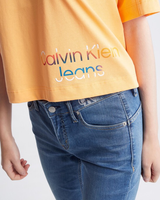 Gradient Shift Logo Oversized Tee