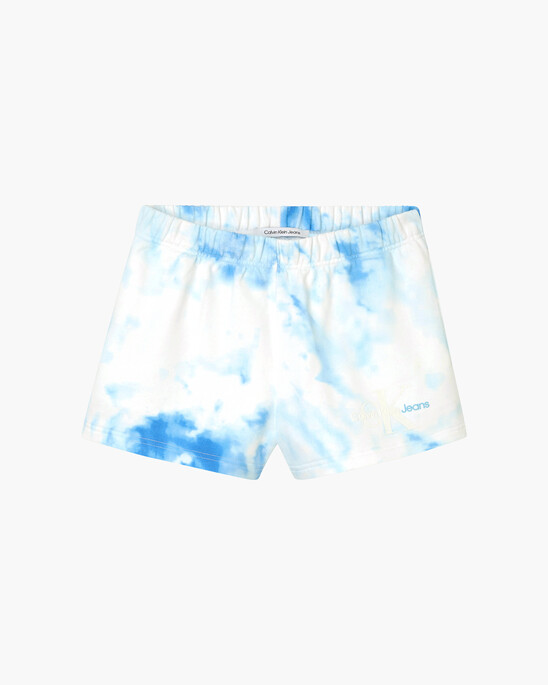 Aqua All Over Print Shorts