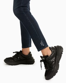 FOREVER STRETCH HIGH RISE SKINNY BODY JEANS, Psj Washed Black Embro Hem Gws, hi-res