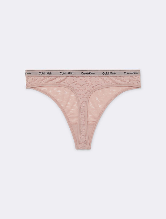 Lace High Leg Thong