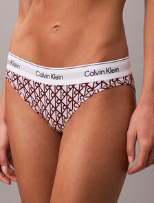 Bikini Briefs - Icon Cotton Modal, BIJOU MODERN EMBLEM OUTLINE+SPRING LILAC, hi-res