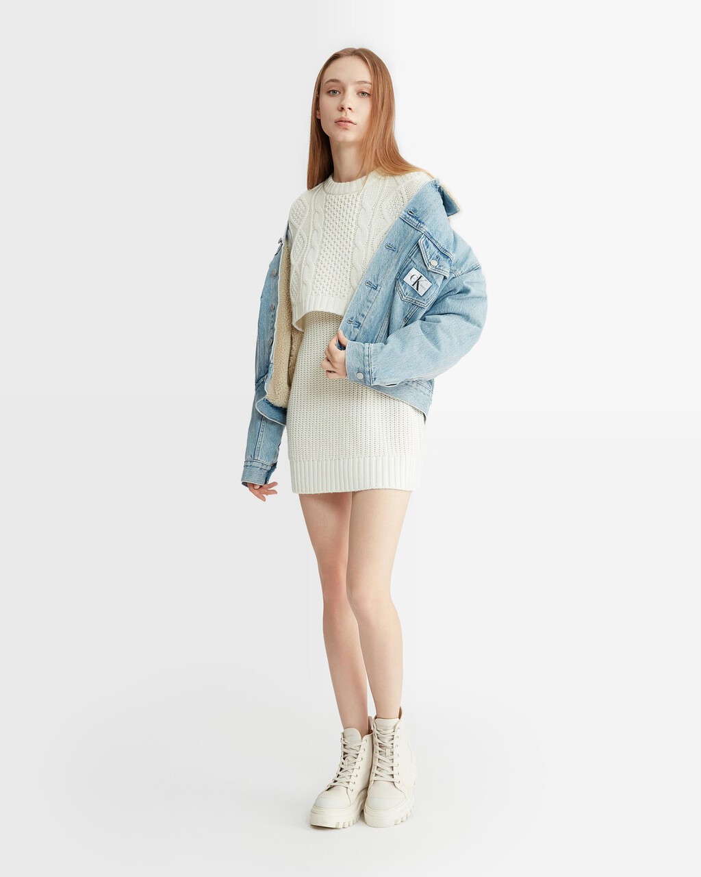 Sherpa Denim Jacket, Denim Light, hi-res