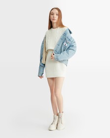 Sherpa Denim Jacket, Denim Light, hi-res