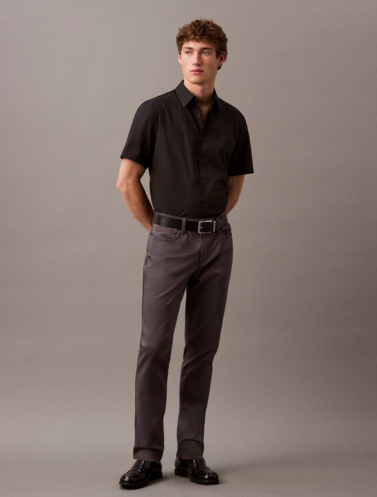 Stretch Cotton Slim Shirt