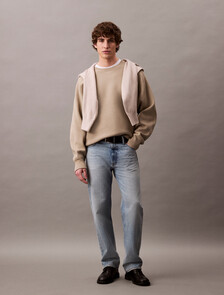 Cotton Blend Relaxed Sweatshirt, Pure Cashmere, hi-res