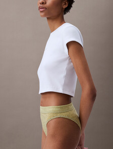 Icon Cotton Stretch Tanga, Spanish Lime, hi-res