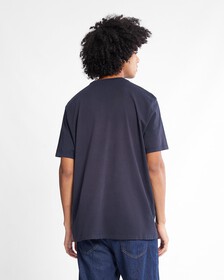 Faded Logo Crewneck Tee, Dark Sapphire, hi-res