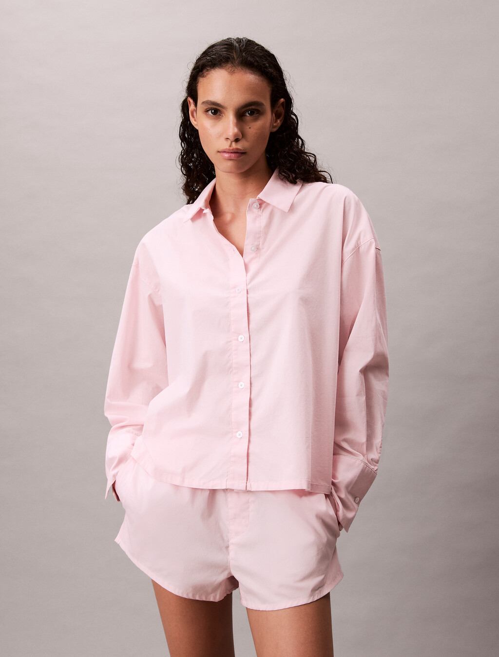 Cotton Poplin Regular Shirt, Potpourri, hi-res