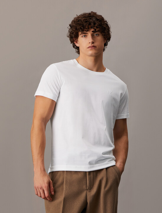 Core Smooth Cotton Monogram Tee