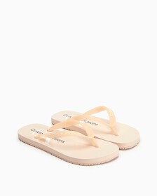 Delhi Monogram Beach Sandals, Peach Blush, hi-res