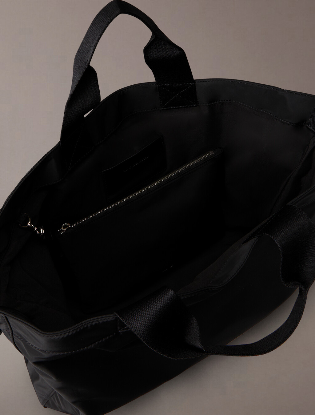 All Day Nylon Tote, Black, hi-res
