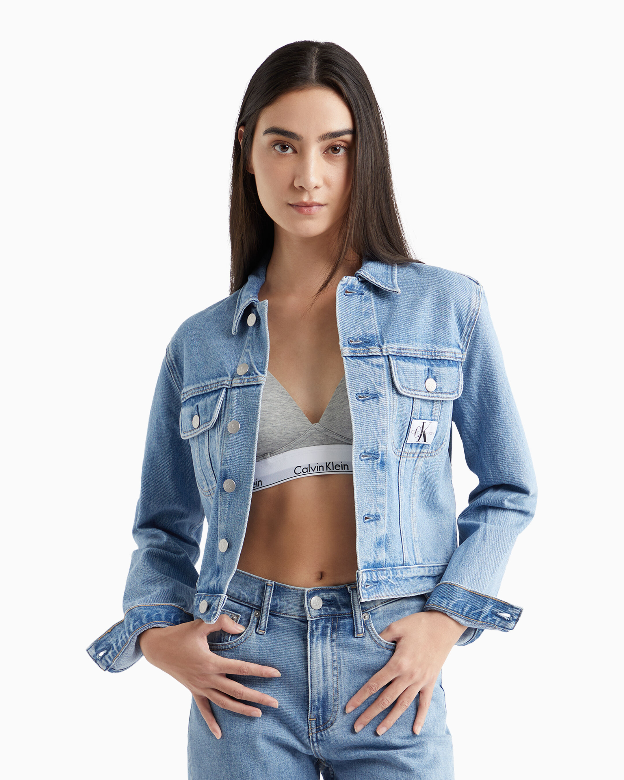 Calvin klein denim shop jacket price