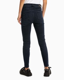 FOREVER STRETCH HIGH RISE SKINNY BODY JEANS, Psj Washed Black Embro Hem Gws, hi-res