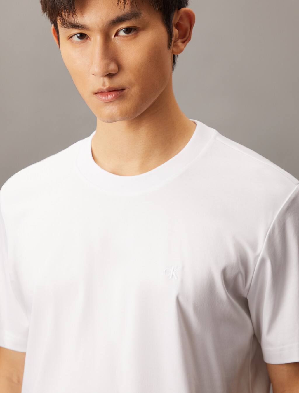 UV Protect Smooth Cotton Tee, Bright White, hi-res