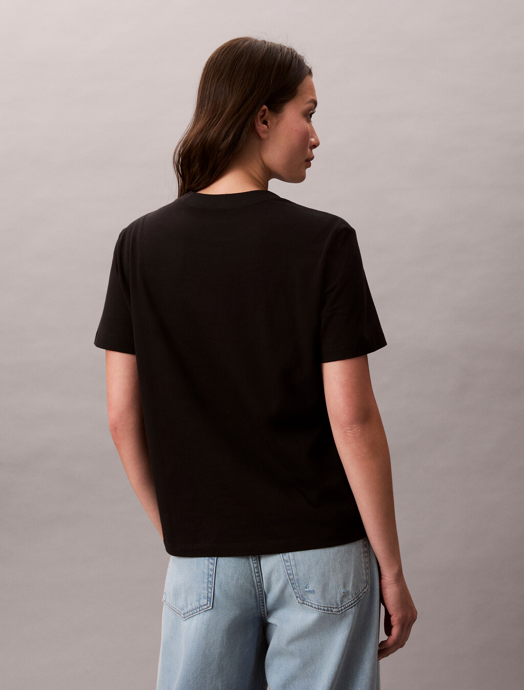 Monogram T-shirt, Black, hi-res