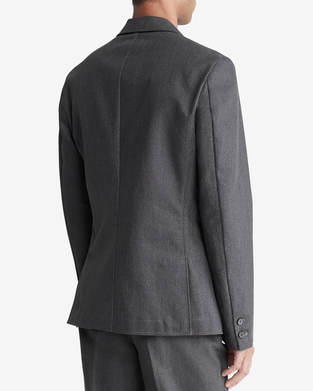 Standards Structured Unlined Blazer, CHARCOAL SMOKE WASH, hi-res