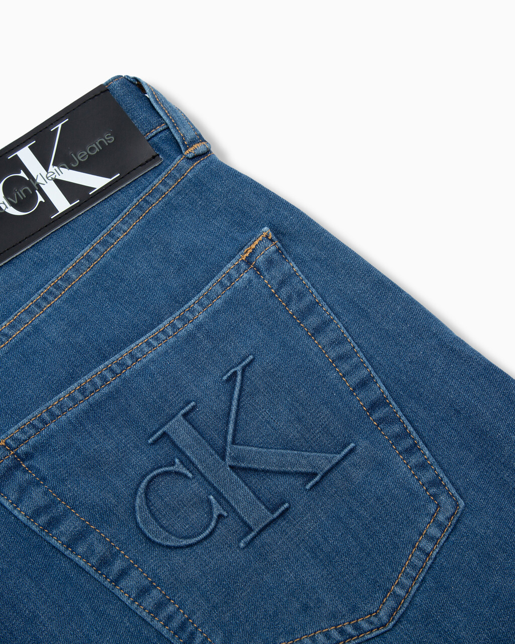 Ultimate Stretch Modern Taper Jeans, MID BLUE, hi-res