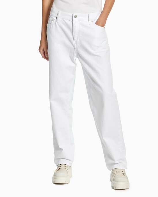 90S STRAIGHT WHITE JEANS