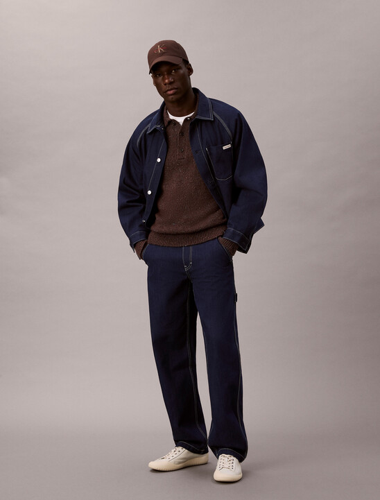 Denim Darted Carpenter Jeans