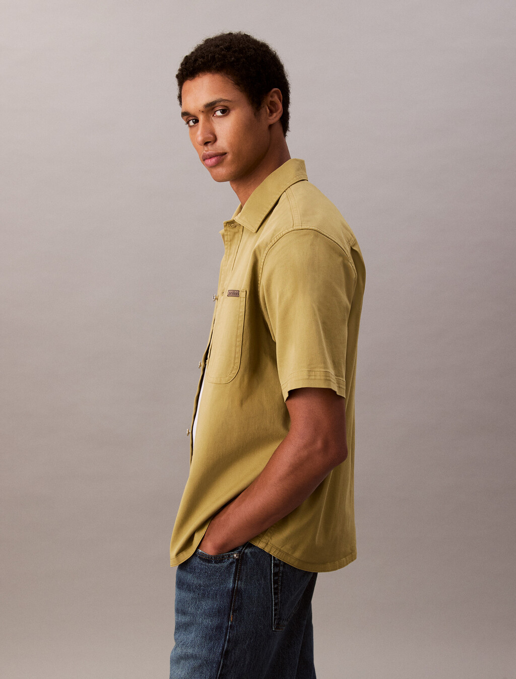 Utility Relaxed Short Sleeve Shirt, Cedar, hi-res