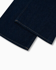 Linen Wide Leg Jeans, Denim Rinse, hi-res