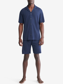 S/S BUTTON DOWNBLUE SHADOW, BLUE SHADOW, hi-res