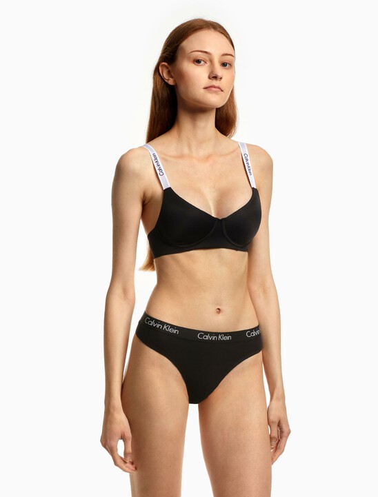 Tailored Logo Lightly Lined Wirefree Bra