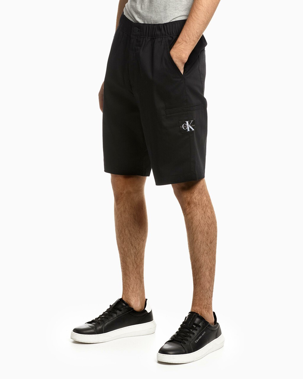 PULL ON STRETCH SHORTS, BLACK BEAUTY 00, hi-res