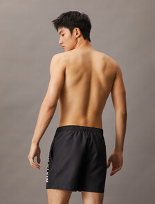 Medium Drawstring Swim Shorts - Intense Power, Pvh Black, hi-res