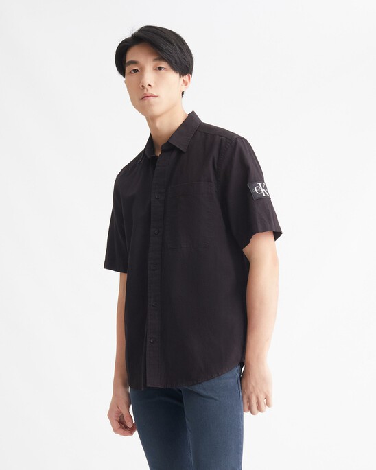 BLANK NEUTRALITY LINEN SHIRT
