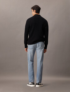 Selvedge Modern Loose Fit Jeans, GLAZED SAPPHIRE, hi-res