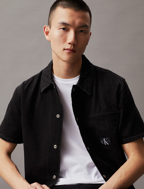 Denim Short Sleeve Shirt