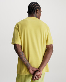 Relaxed Towelling T-Shirt, Yellow Sand, hi-res