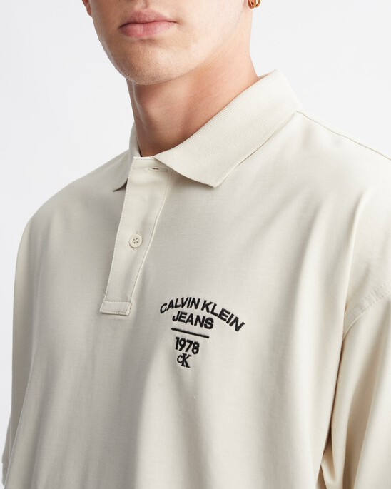 Varsity Curved Logo Polo