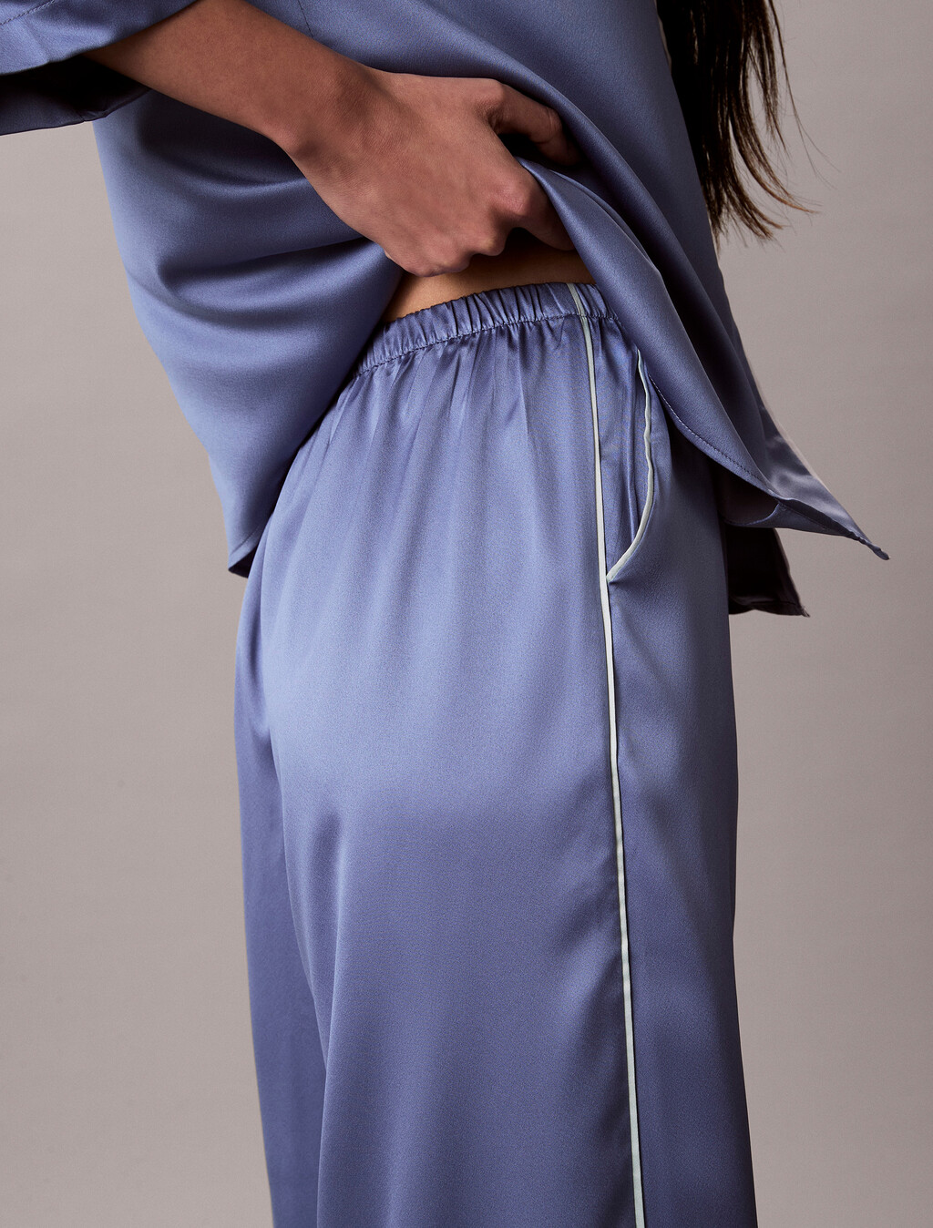 Satin Sheen Pant, Blue Tulip, hi-res