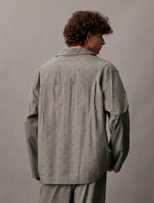 Classic Comfort Button Down Shirt, 17496 DIAMOND LOGO+BRUSHED NICKEL, hi-res