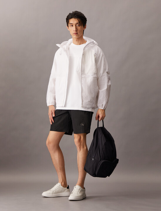 Cooling UV Protect Mixed Media Windbreaker