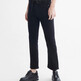 Washed Black Hem Embro