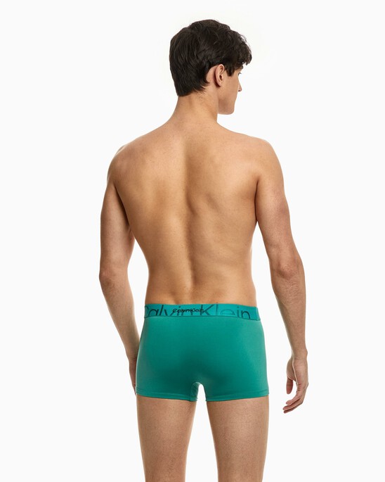 EMBOSSED ICON MICROFIBER LOW RISE TRUNKS